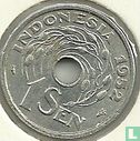 Indonésie 1 sen 1952 - Image 1