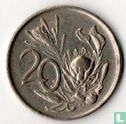Afrique du Sud 20 cents 1975 - Image 2