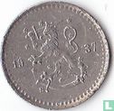 Finlande 25 penniä 1937 - Image 1