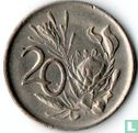 Afrique du Sud 20 cents 1977 - Image 2