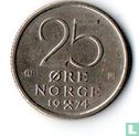 Norway 25 øre 1974 - Image 1