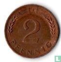 Allemagne 2 pfennig 1970 (J) - Image 2