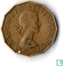 Royaume-Uni 3 pence 1955 - Image 2