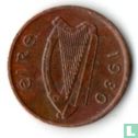 Ierland ½ penny 1980 - Afbeelding 1