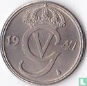 Suède 50 öre 1947 (nickel-bronze) - Image 1