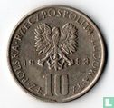 Pologne 10 zlotych 1983 - Image 1