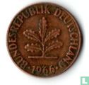 Duitsland 1 pfennig 1966 (D) - Afbeelding 1