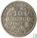 États pontificaux 10 soldi 1869 (XXIII) - Image 1