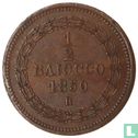 États pontificaux ½ baiocco 1850 (IV R) - Image 1