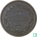 Bulgarie 5 stotinki 1881 - Image 1