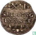 Danemark 12 skilling 1715 - Image 1