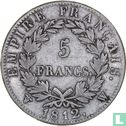 France 5 francs 1812 (W) - Image 1
