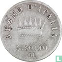 Kingdom of Italy 5 soldi 1810 - Image 2