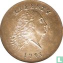 United States 1 cent 1793 (Flowing hair - type 1) - Image 1