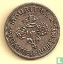 Maurice ¼ rupee 1975 - Image 1