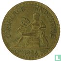 France 50 centimes 1924 (closed 4) - Image 1
