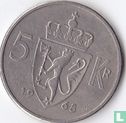 Norvège 5 kroner 1968 - Image 1