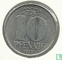 GDR 10 pfennig 1978 - Image 1