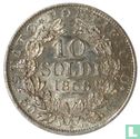États pontificaux 10 soldi 1868 (type 1) - Image 1