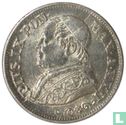 États pontificaux 10 soldi 1868 (type 1) - Image 2