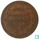 États pontificaux ½ baiocco 1849 (IIII R) - Image 1