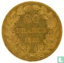 België 20 francs 1865 (L WIENER) - Afbeelding 1