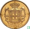 Portugal 5000 Réis 1869 - Bild 2