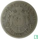 France 2 francs 1868 (BB) - Image 1