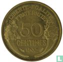 Frankrijk 50 centimes 1932 (open 9 en 2) - Afbeelding 1