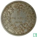 France 5 francs 1848 (Hercules - BB) - Image 1