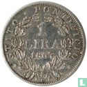 Kerkelijke Staat 1 lira 1867 (XXI) - Afbeelding 1