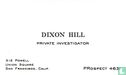 Dixon Hill's Business Card - Afbeelding 3