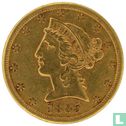 Verenigde Staten 5 dollars 1885 (S) - Afbeelding 1