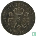 Frankrijk 1/10 écu 1710 (S) - Afbeelding 1