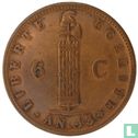 Haïti 6 centimes 1846 - Image 2