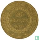 Frankrijk 20 francs 1849 (geest van de vrijheid) - Afbeelding 1
