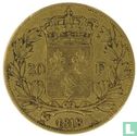 Frankrijk 20 francs 1818 (A) - Afbeelding 1