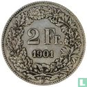Switzerland 2 francs 1901 - Image 1