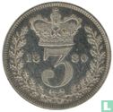 Verenigd Koninkrijk 3 pence 1880 - Afbeelding 1