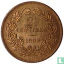 Luxemburg 2½ centimes 1908 - Afbeelding 1