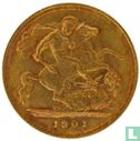 Verenigd Koninkrijk ½ sovereign 1901 - Afbeelding 1