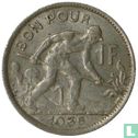 Luxemburg 1 franc 1935 - Afbeelding 1