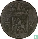 Indes néerlandaises ½ stuiver 1819 (petit S)  - Image 2