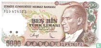 Türkei 5.000 Lira 