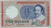 10 guilder Netherlands 1953