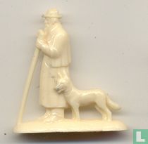 Shepherd with dog