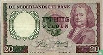 20 guilder Netherlands 1955