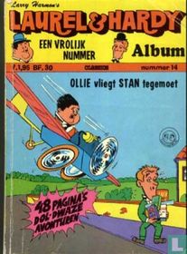 Ollie vliegt Stan tegemoet