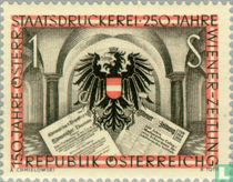 Etat autrichien d'impression 150 années