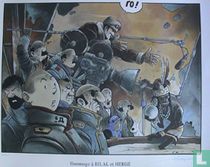 Hommage à Bilal et Hergé - Gesigneerd